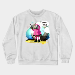 squid game pink jumpsuit, Circle mask Crewneck Sweatshirt